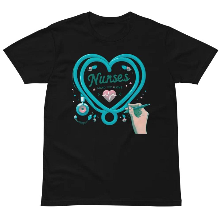 Heartfelt Nurses: Lead with Love T-Shirt product image (5)