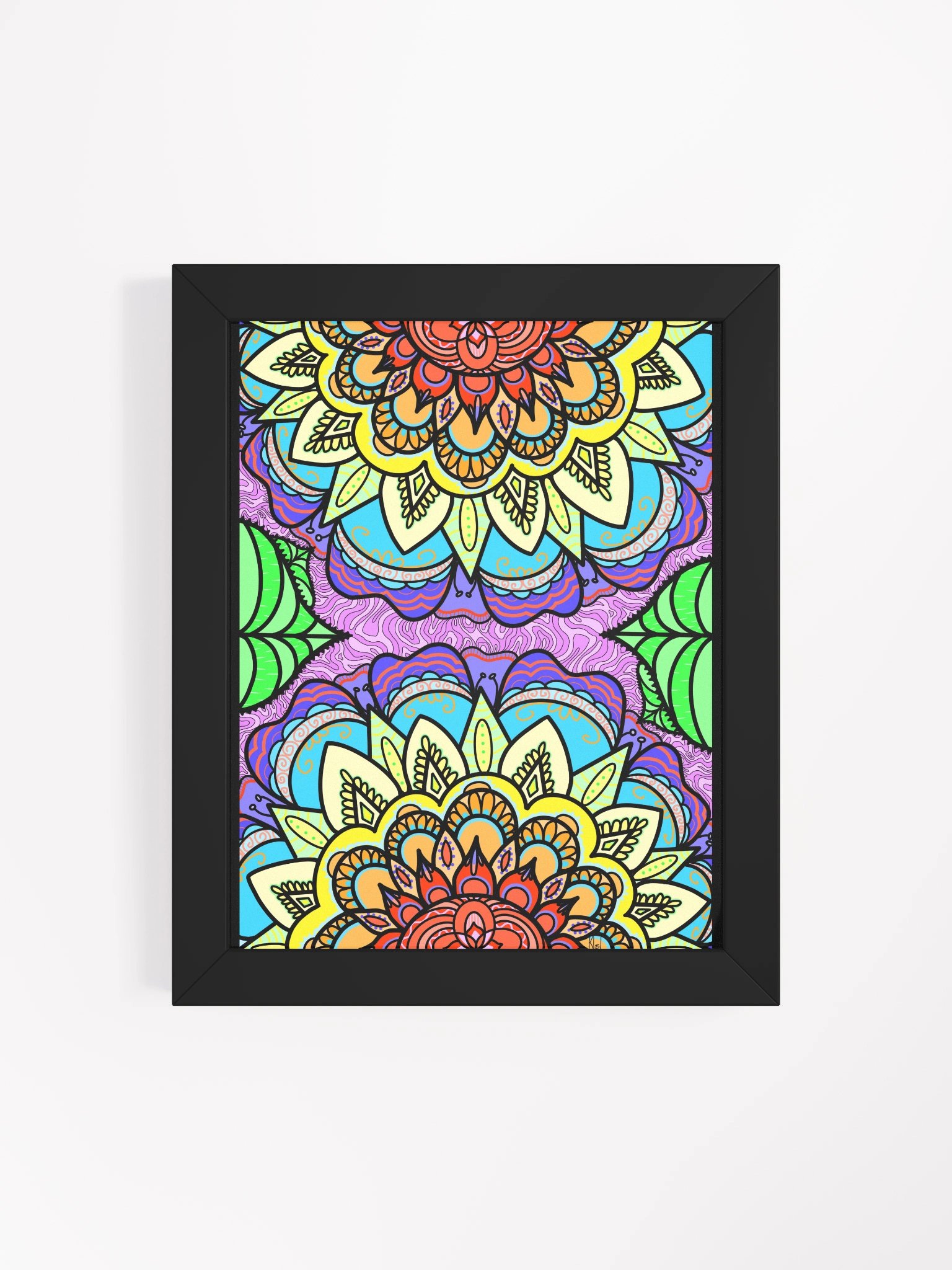 Rainbow Bloom Framed Print product image (46)