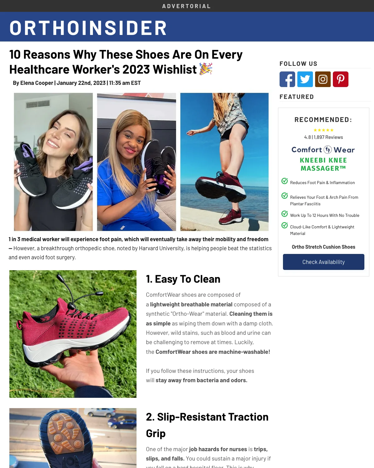 OrthoInsider Listicle Page | GemPages Template product image (2)