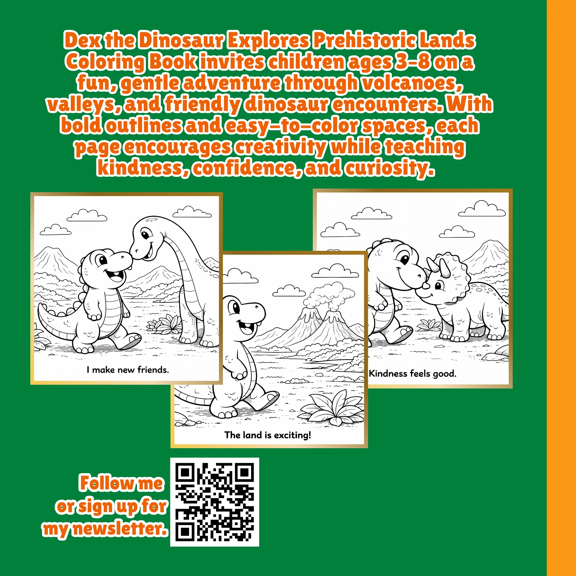 Dex the Dinosaur Explores Prehistoric Lands Coloring Book product image (4)