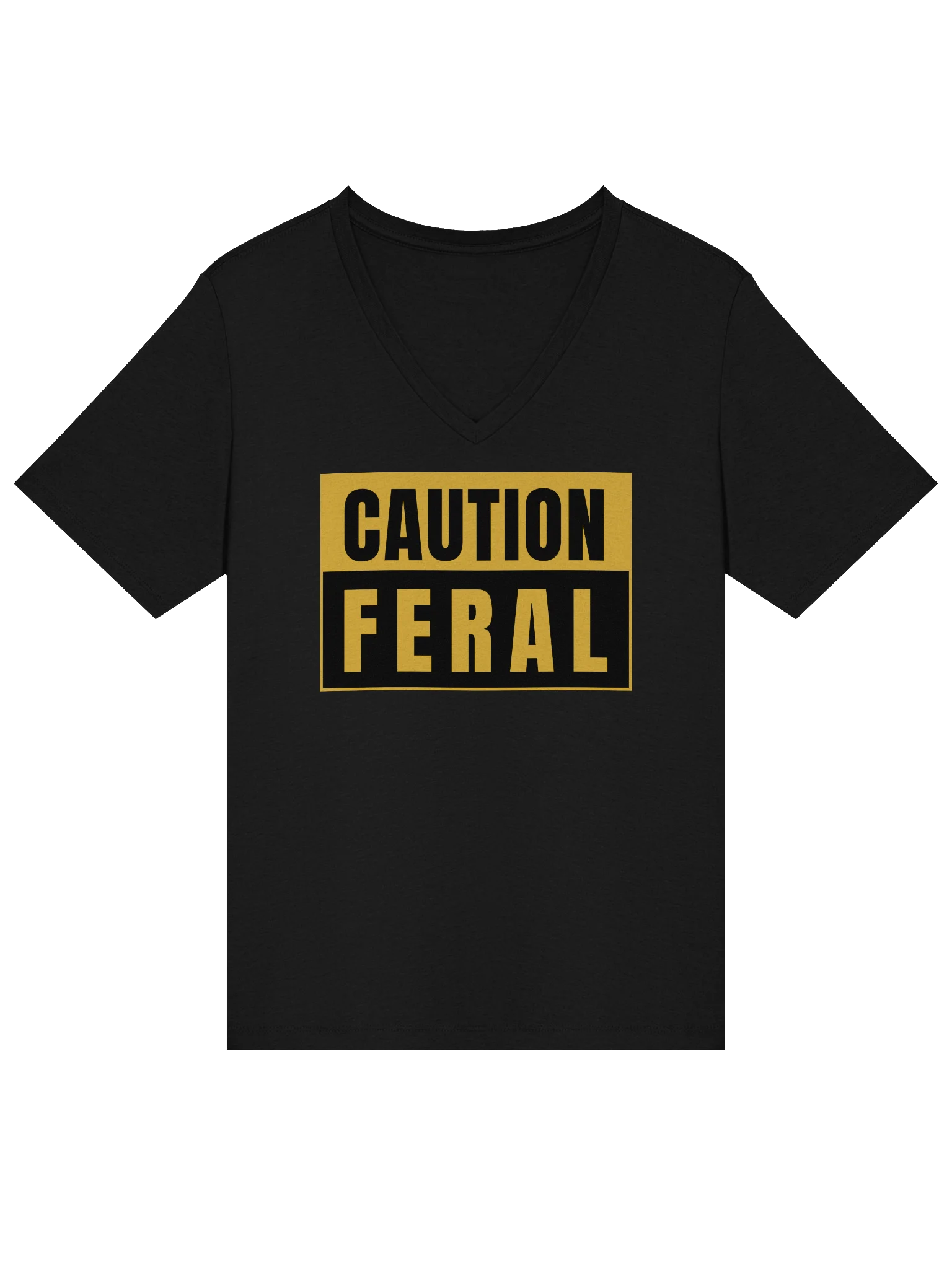 Caution Feral V-Neck Tee product image (12)