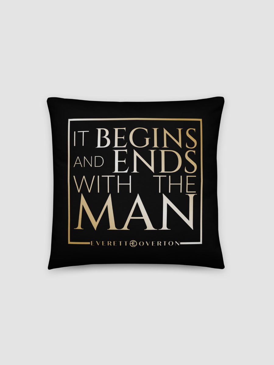 EO Logo Black Pillow product image (1)