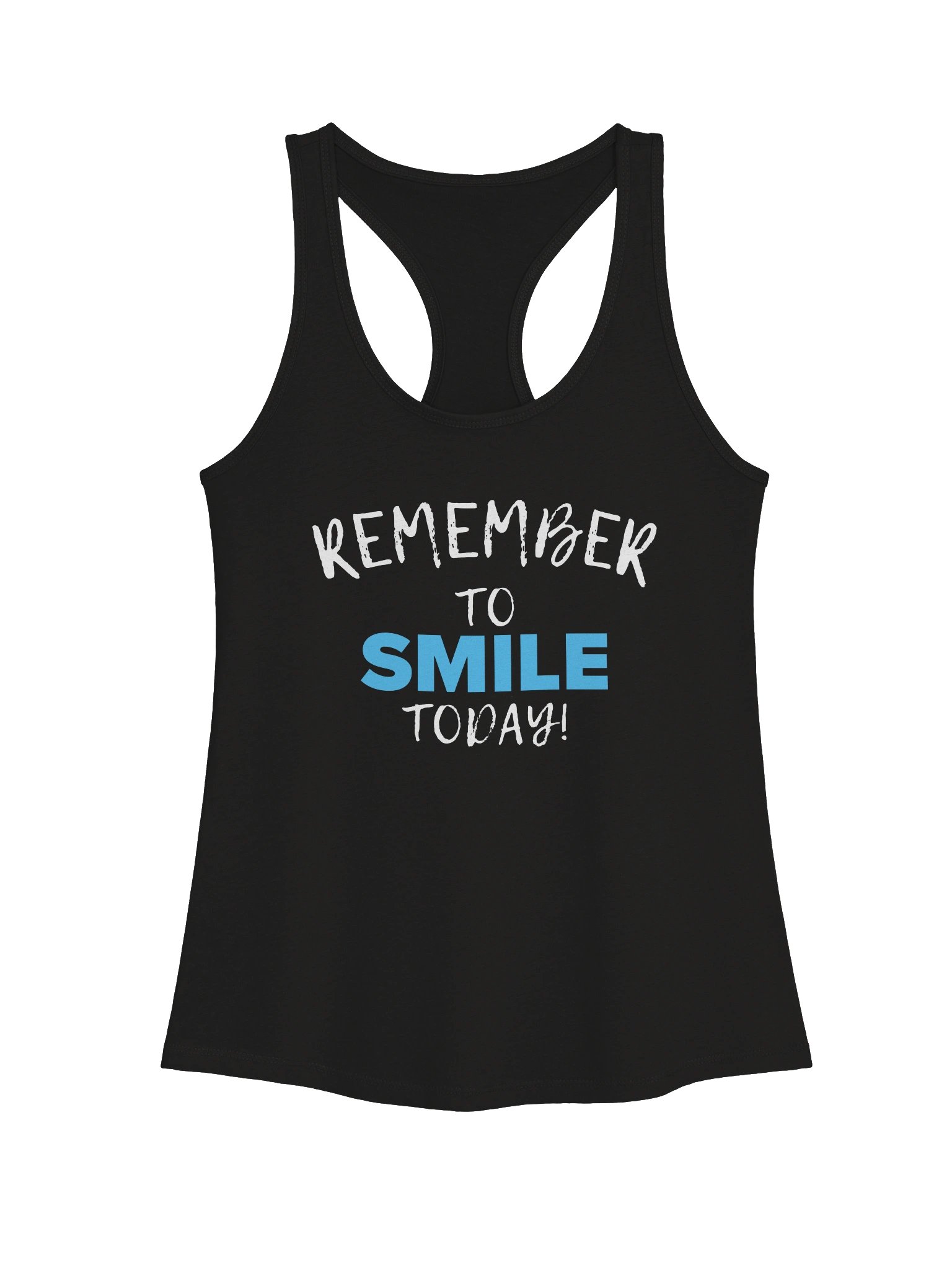 SMILE REMEMBER TO TODAY Women's Racerback Tank product image (3)