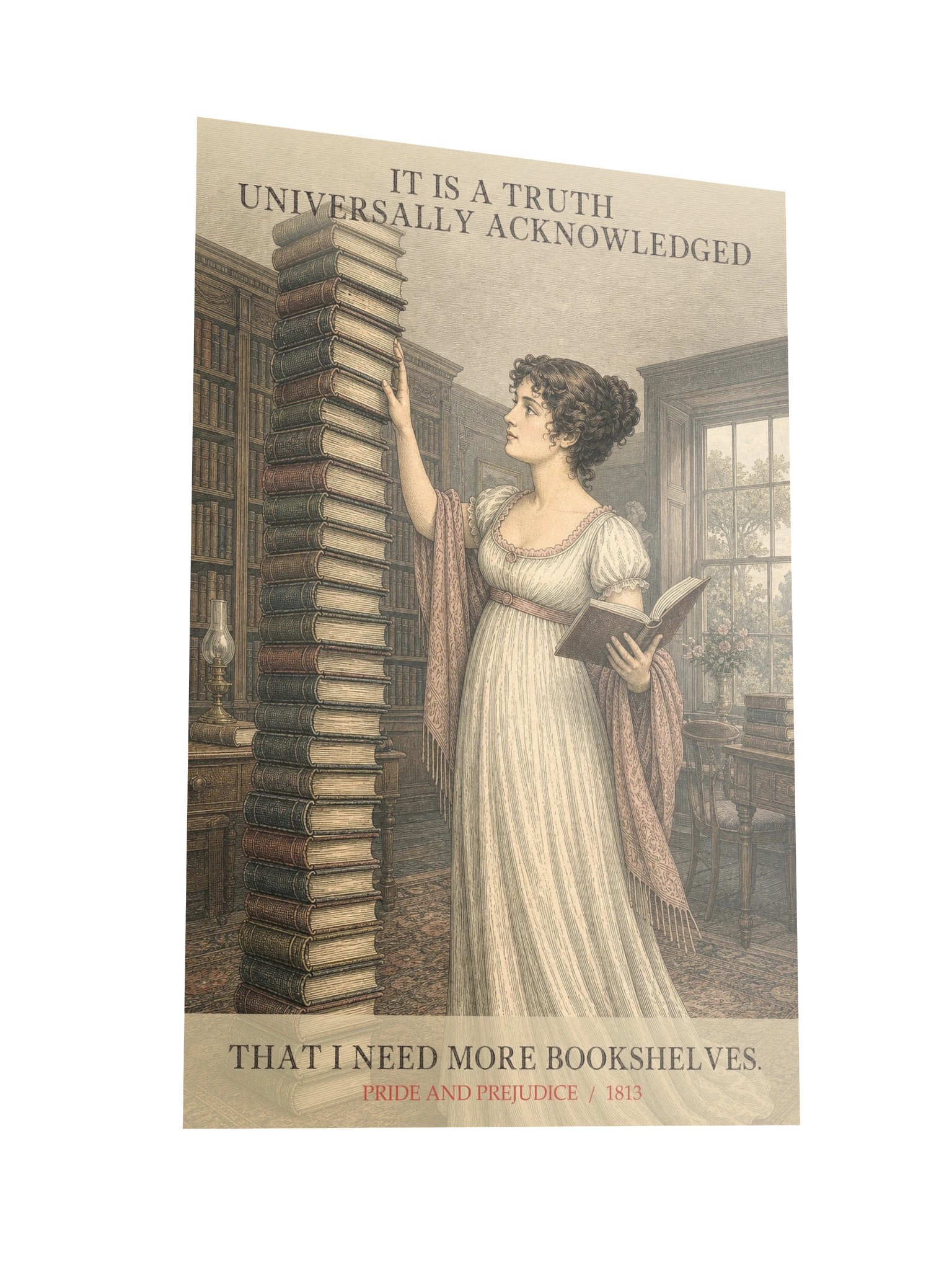 Truth More Bookshelves -- Pride and Prejudice Art Print product image (10)