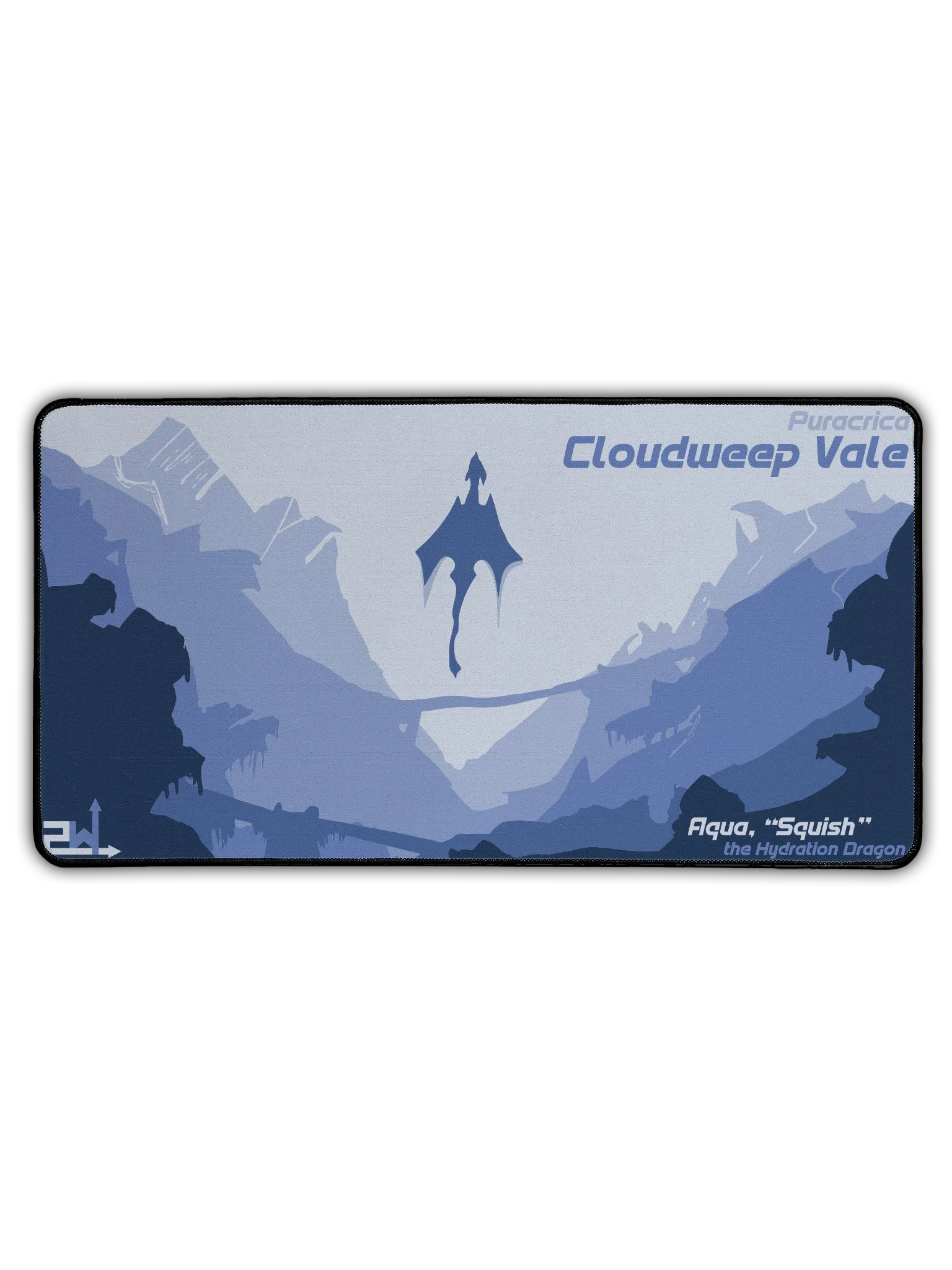 Cloudweep Vale Deskmat - Ft. Aqua product image (1)