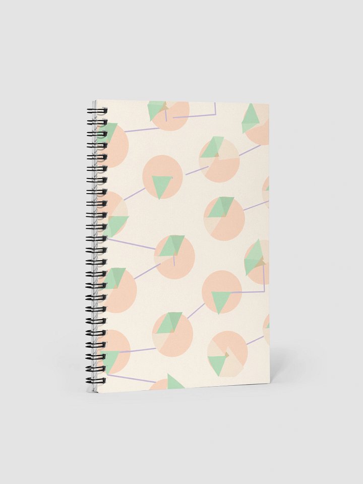 Geometric Harmony Spiral Notebook product image (1)
