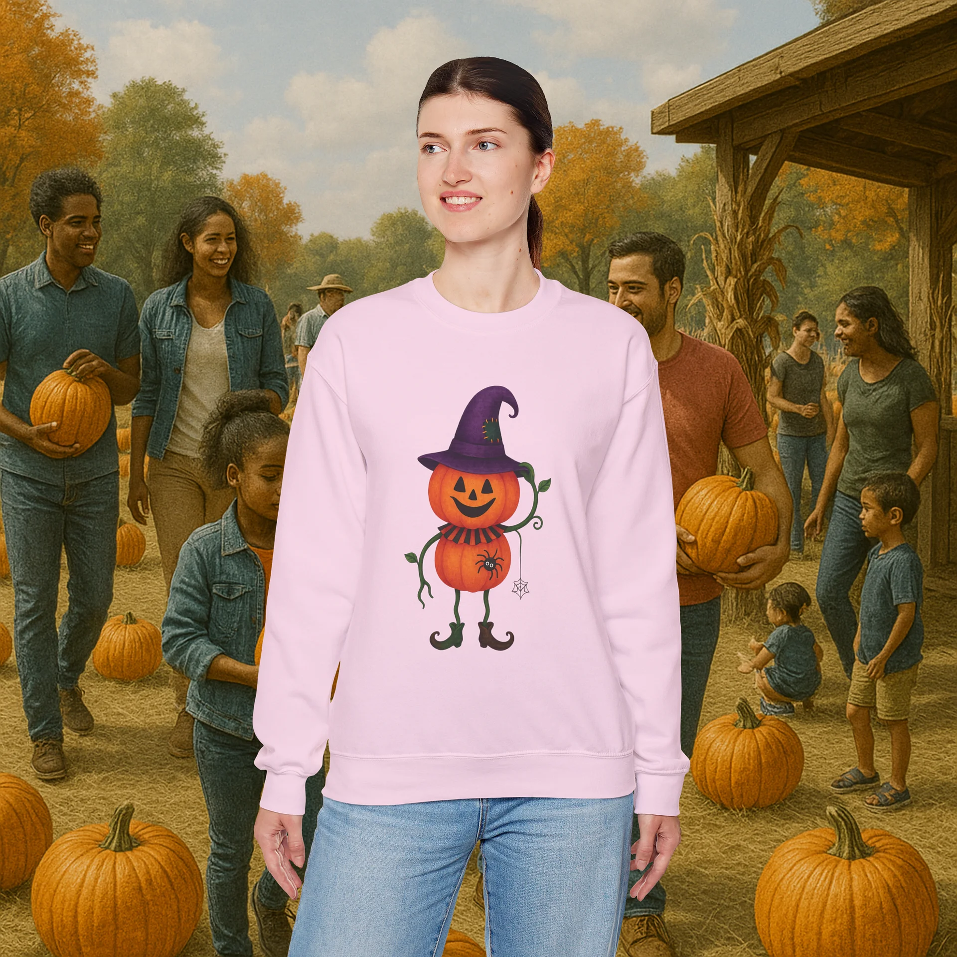 Mr. Pumpkin PNG | Cute Halloween Pumpkin Clipart | Fall Sublimation Design | Pumpkin Patch Digital Download product image (8)