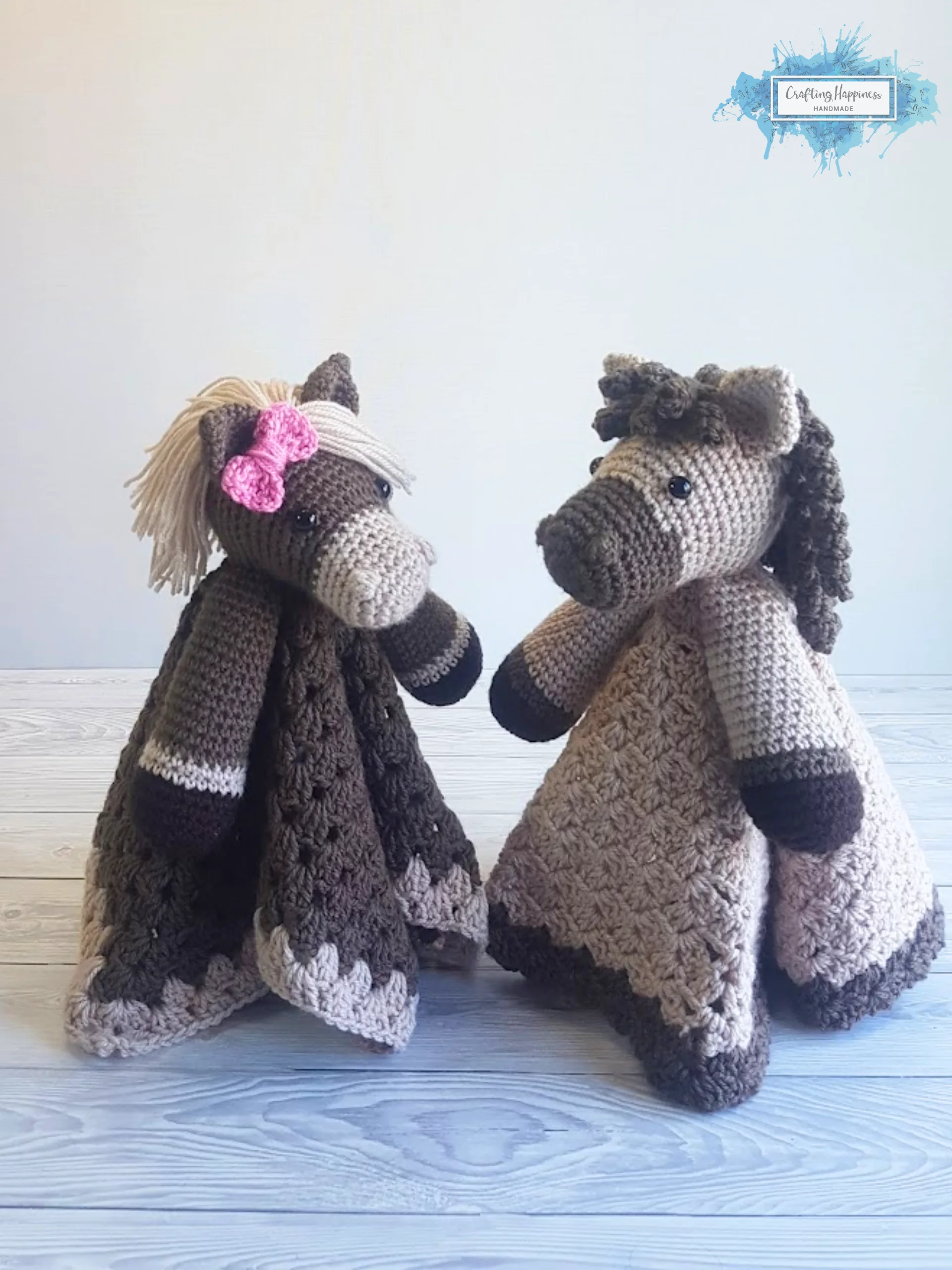 Horse Lovey Crochet Pattern Harry and Harriet Comforter PDF Pattern - Crafting Happiness product image (3)