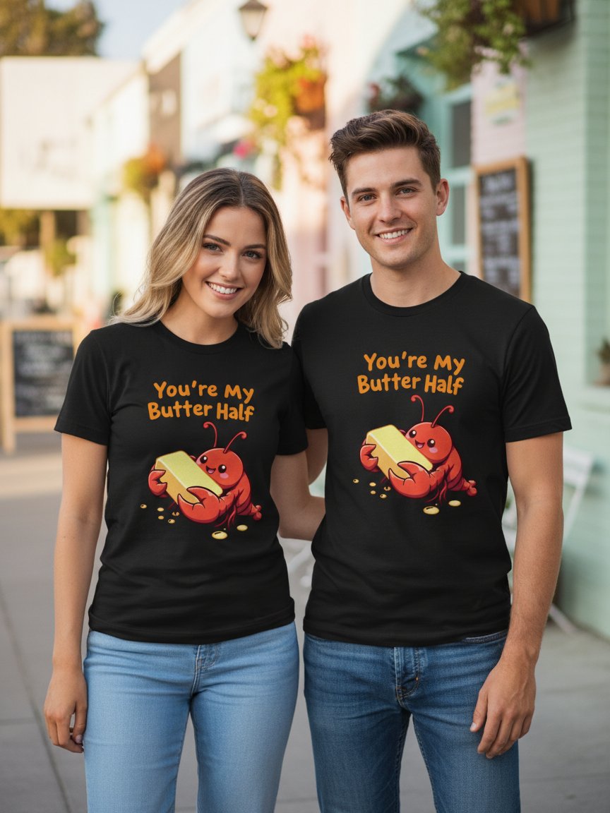 You’re My Butter Half | Cute Lobster Unisex T-Shirt product image (1)