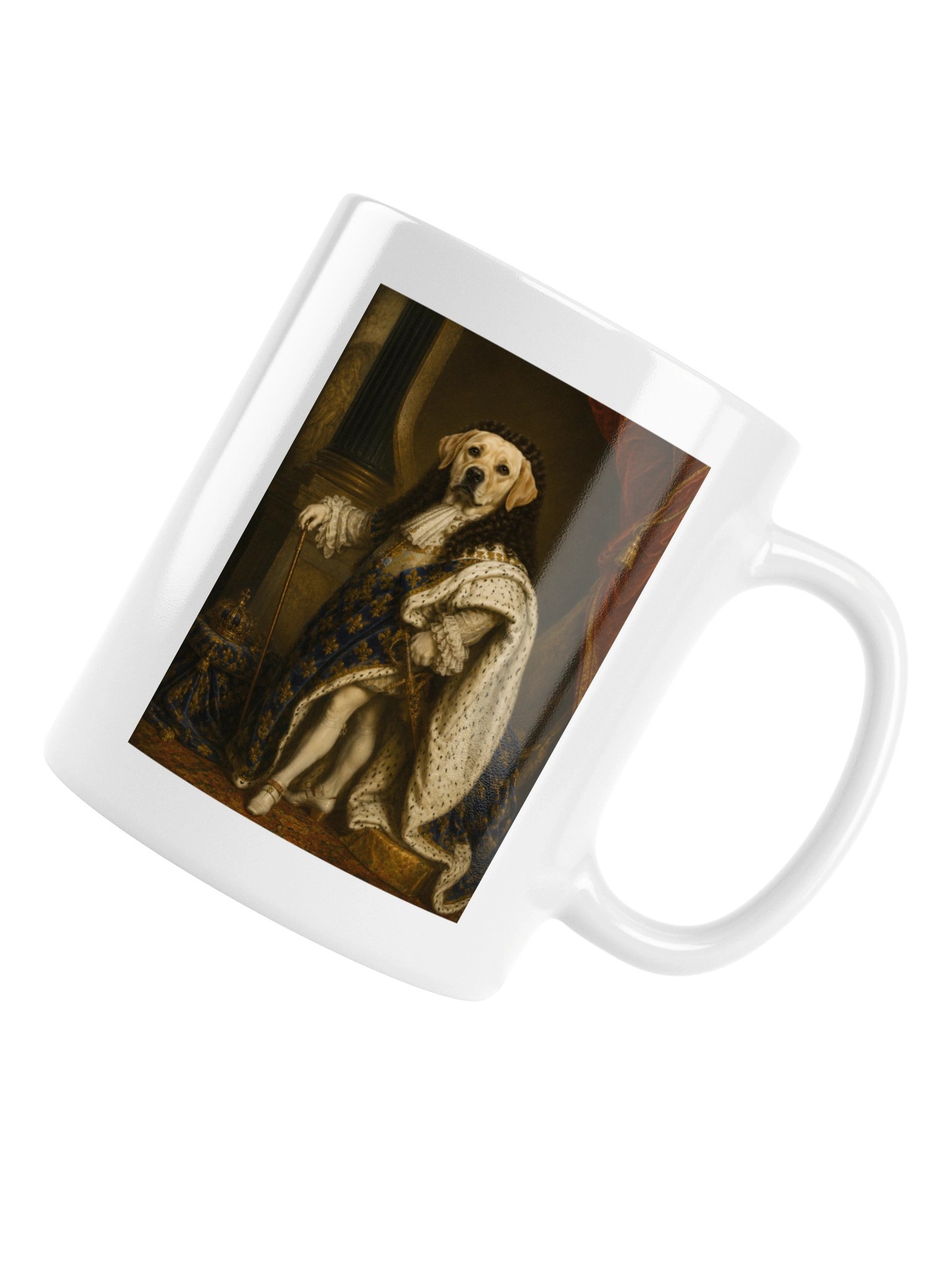 Labrador Retriever Portrait of Louis XIV Mug product image (6)