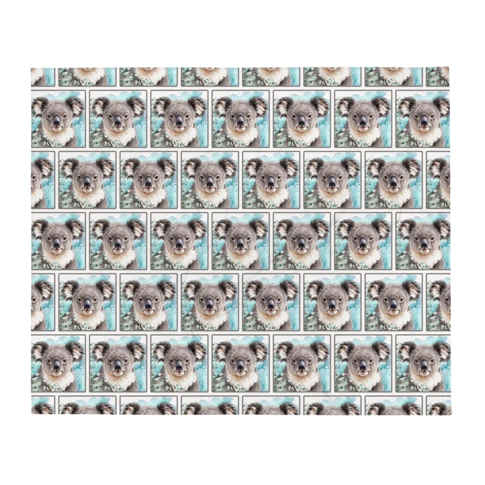 Koala Dreamland Throw Blanket product image (2)
