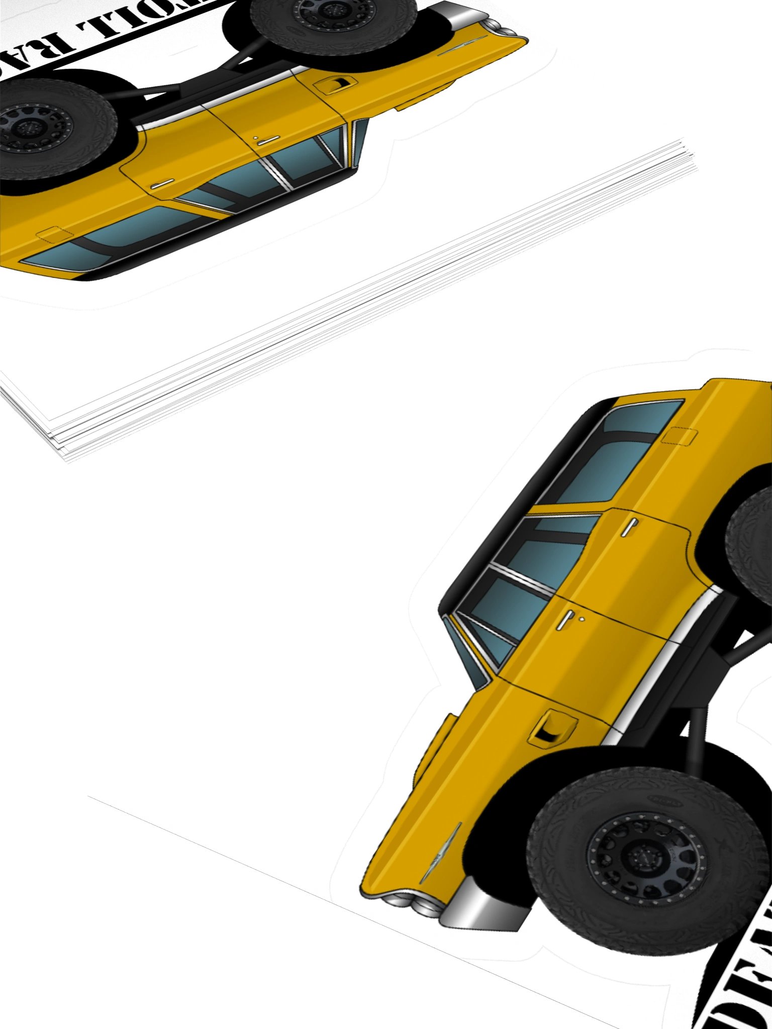 Kiss Cut Stickers - Off-Road Pontiac Safari Wagon product image (12)
