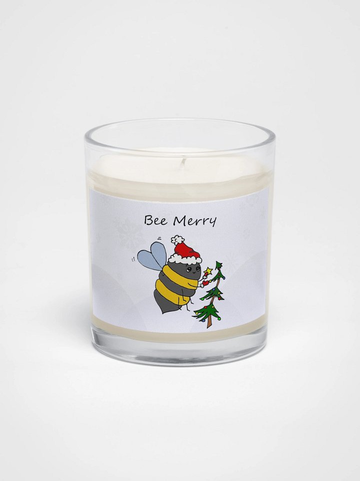 Santa Bee Merry Soy Wax Candle product image (1)