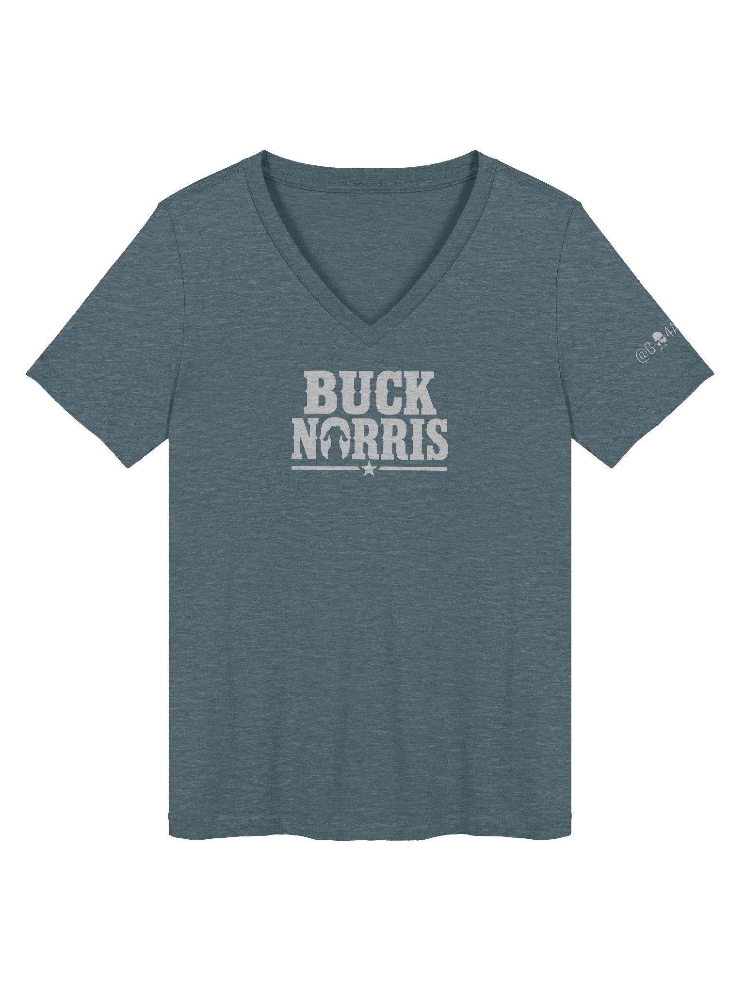 BUCK NORRIS CLASSIC LOGO WOMEN'S V-NECK product image (1)
