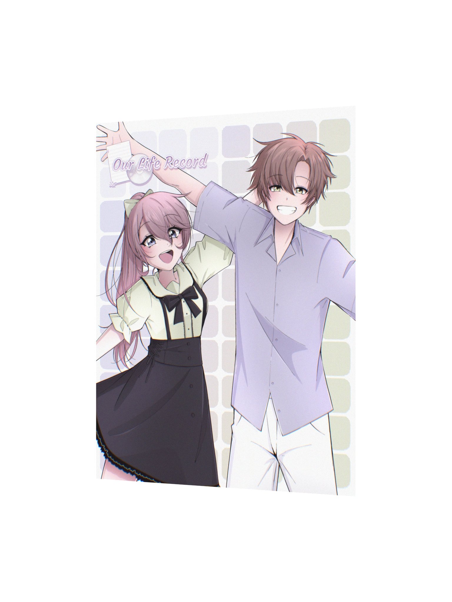 Poster "Our Life Record" – Mifuyu & Suha (27,94x35,56 cm) product image (2)