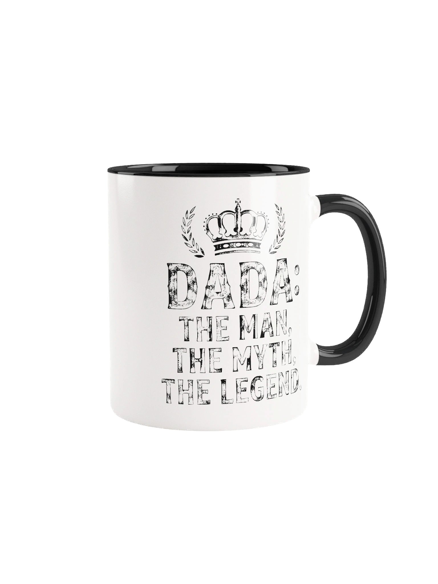 Dada's Mug - Minimal Black Ceramic Mug with Color Inside product image (2)