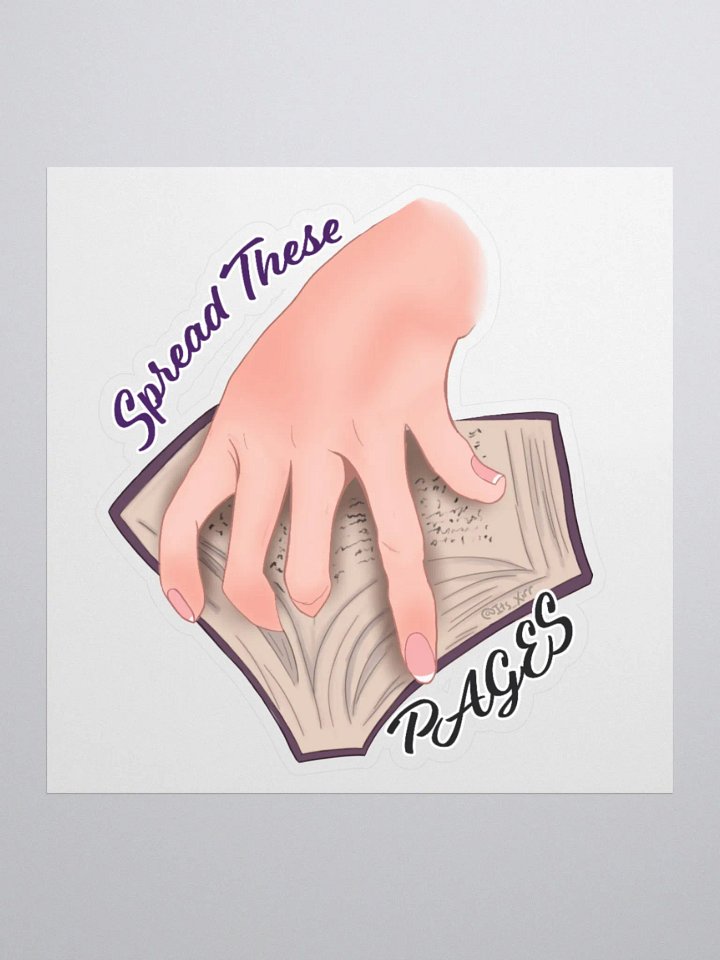 #Booktok - Spread These Pages Sticker product image (1)