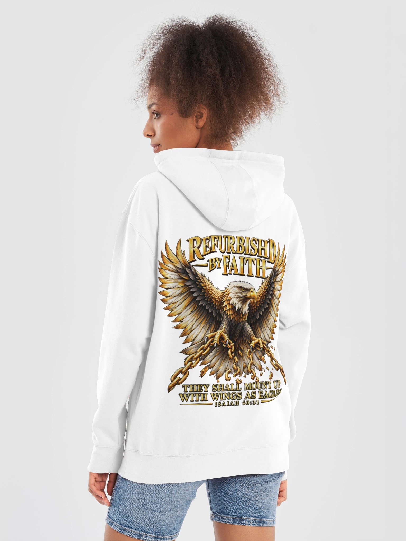 Eagle White Hoodie product image (6)
