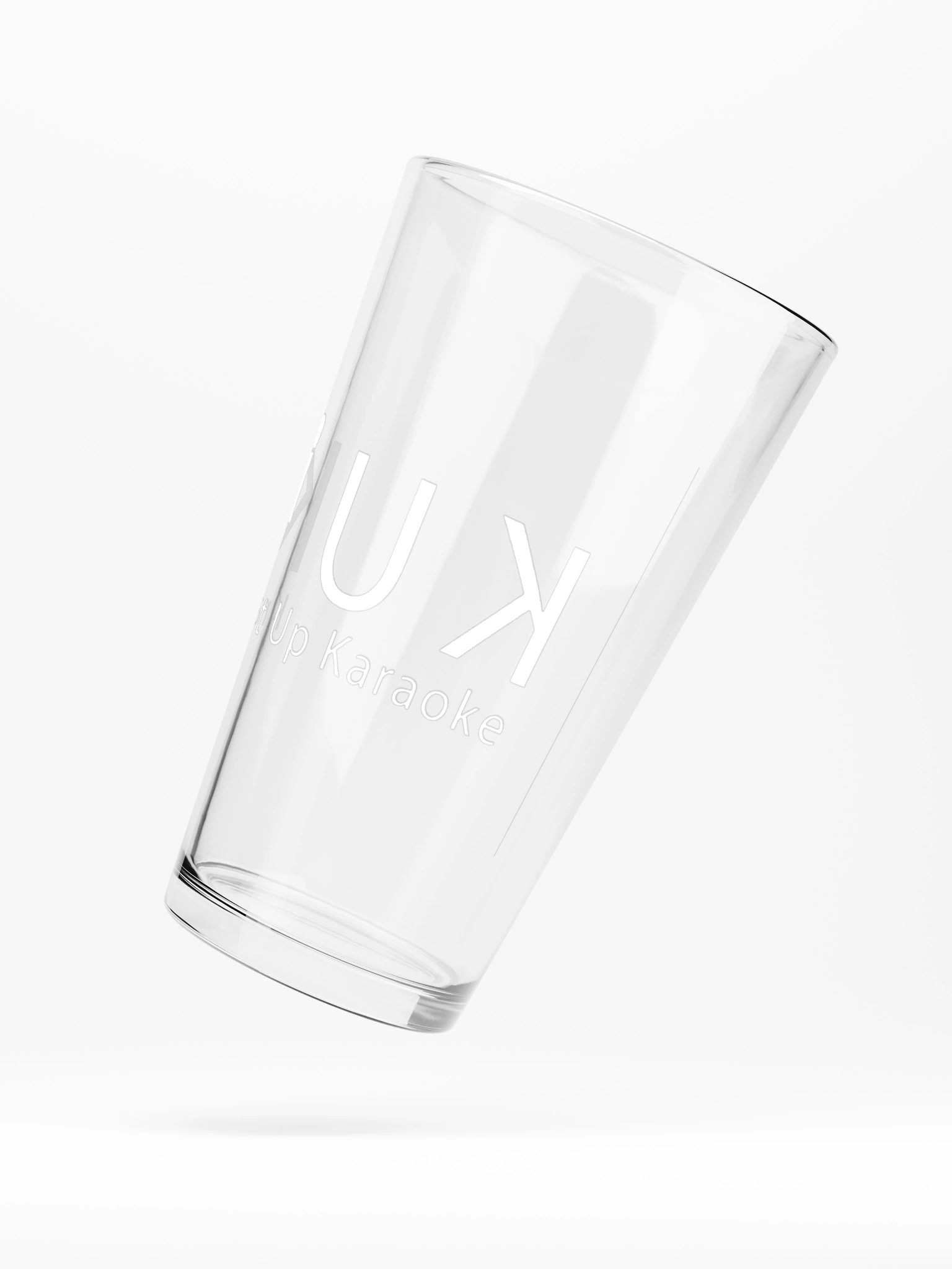 KIUK Shaker Pint Glass — Word Logo product image (5)