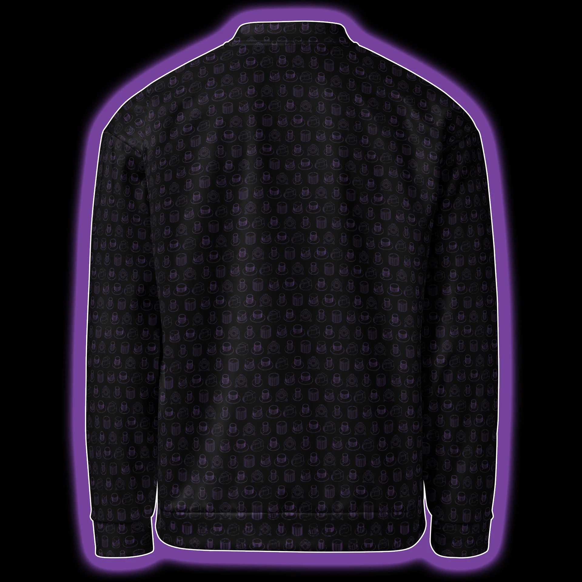 Synthesis Icons Studio Jacket - (7 Iconic Synth Knobs) AMETHYST product image (3)