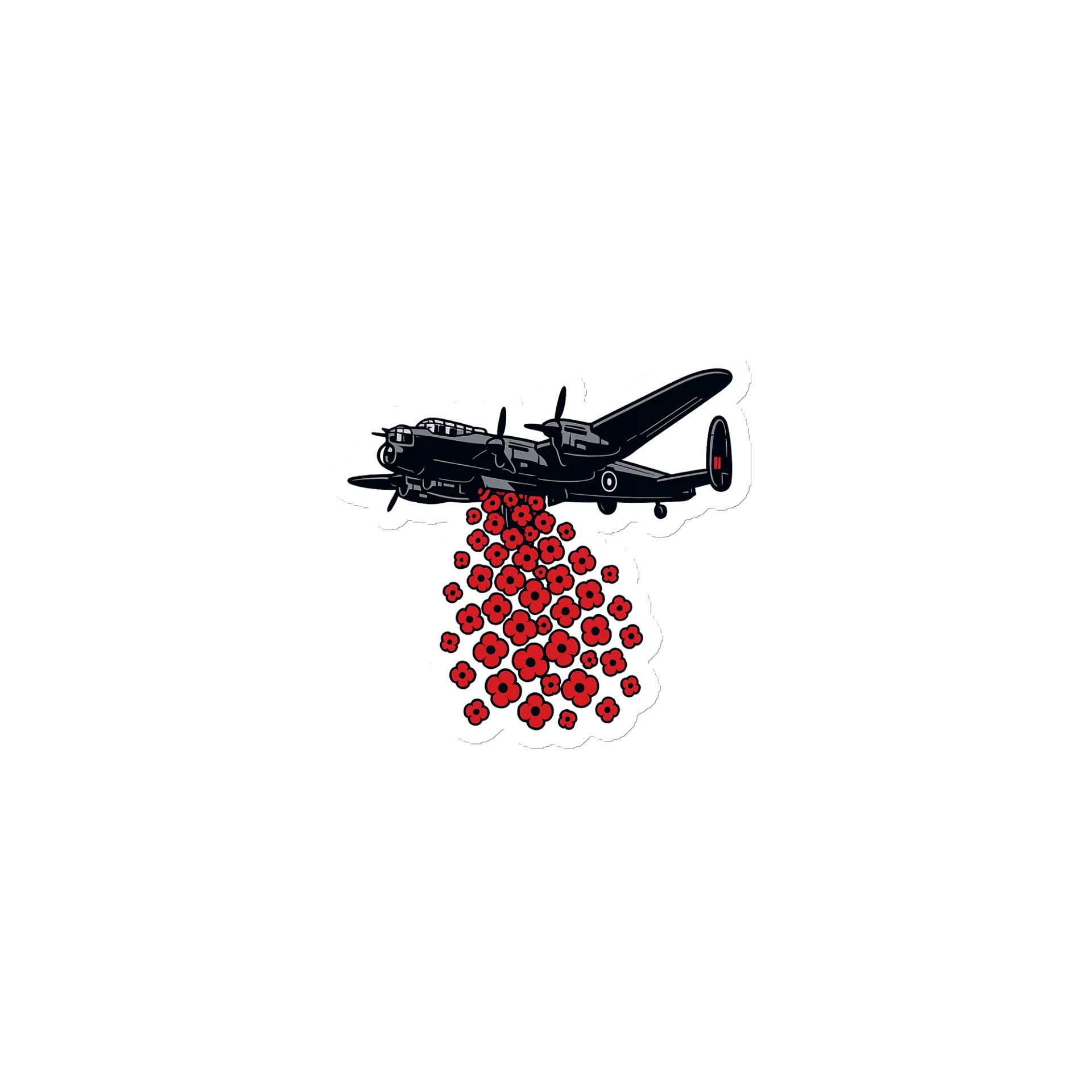 Avro Lancaster Poppy Drop Magnet product image (1)