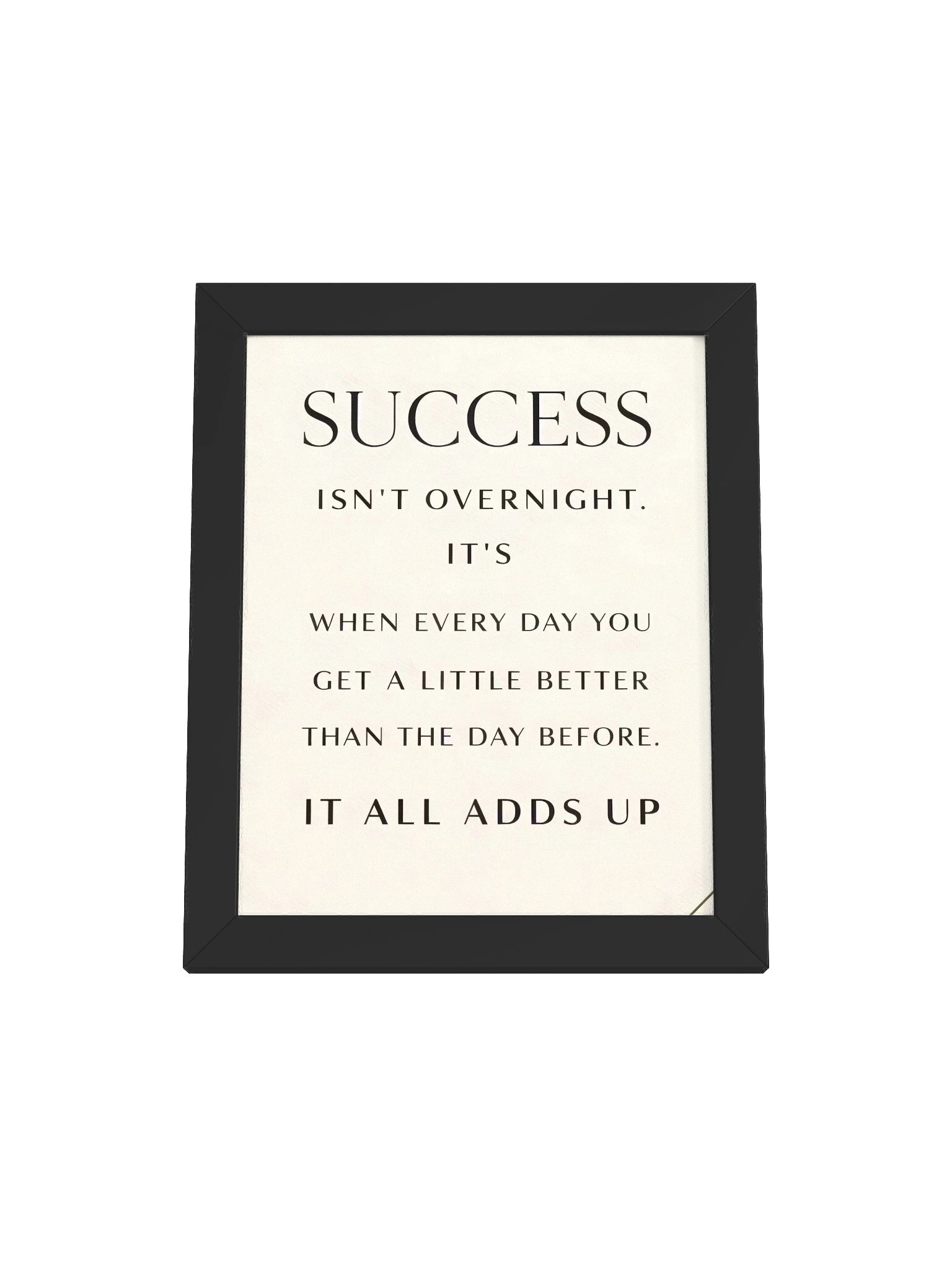 Success Is Built Daily – A Modern Reminder That Progress Adds Up product image (1)