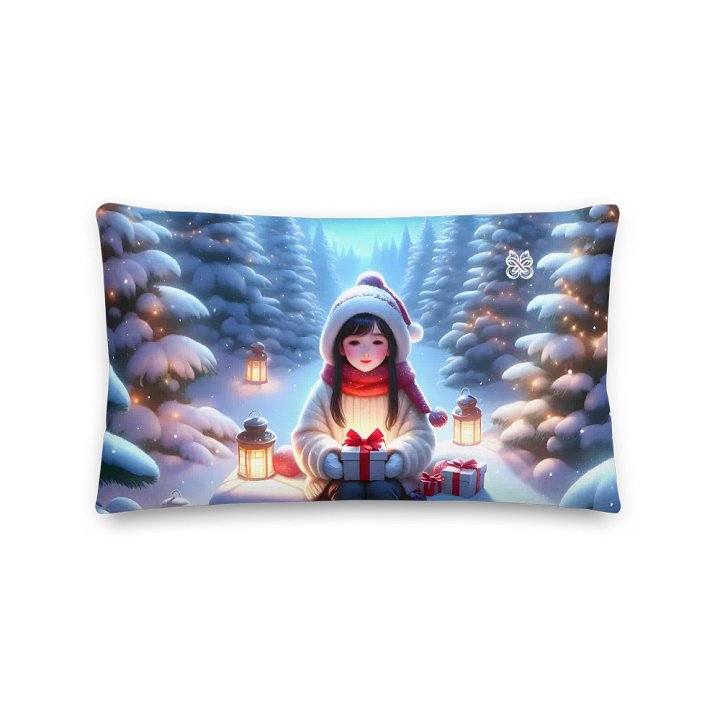Snowy Serenity Premium Pillow product image (2)