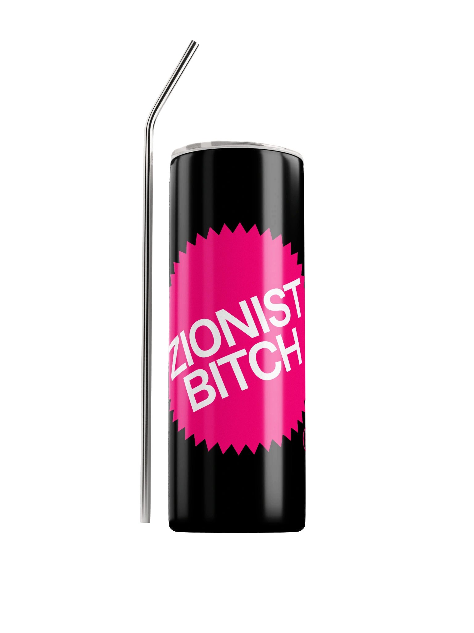 Zionist Bitch Label Tumbler (Black) product image (1)