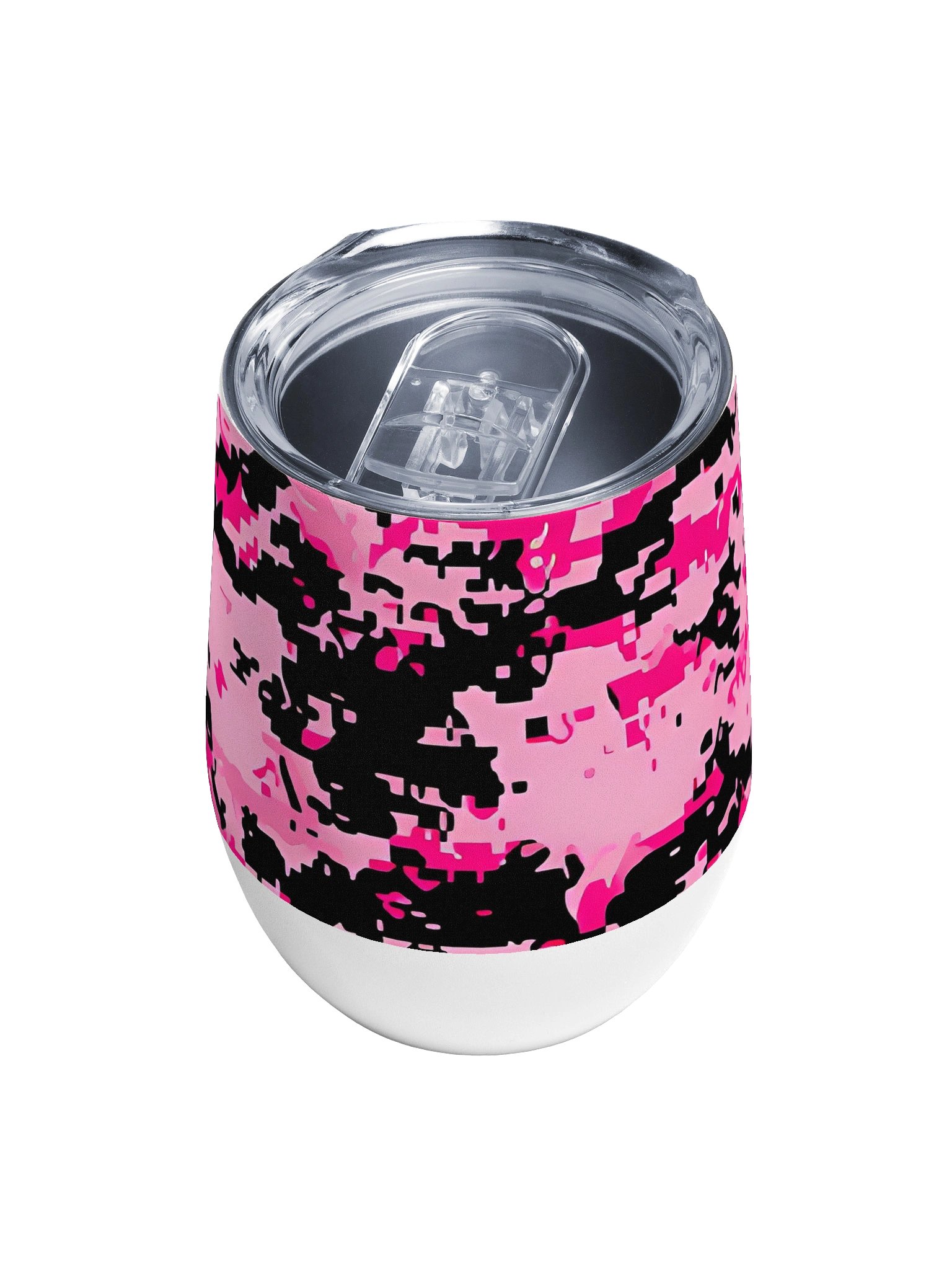 Pixel Pink Wine Tumbler product image (4)