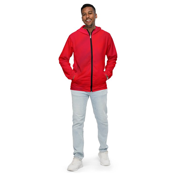 Crimson Wave All-Over Windbreaker product image (1)
