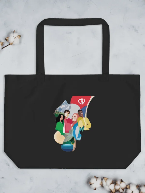ORGANIC COTTON TOTE BAG OVERSIZED, PLANETARY COLLABORATION product image (3)