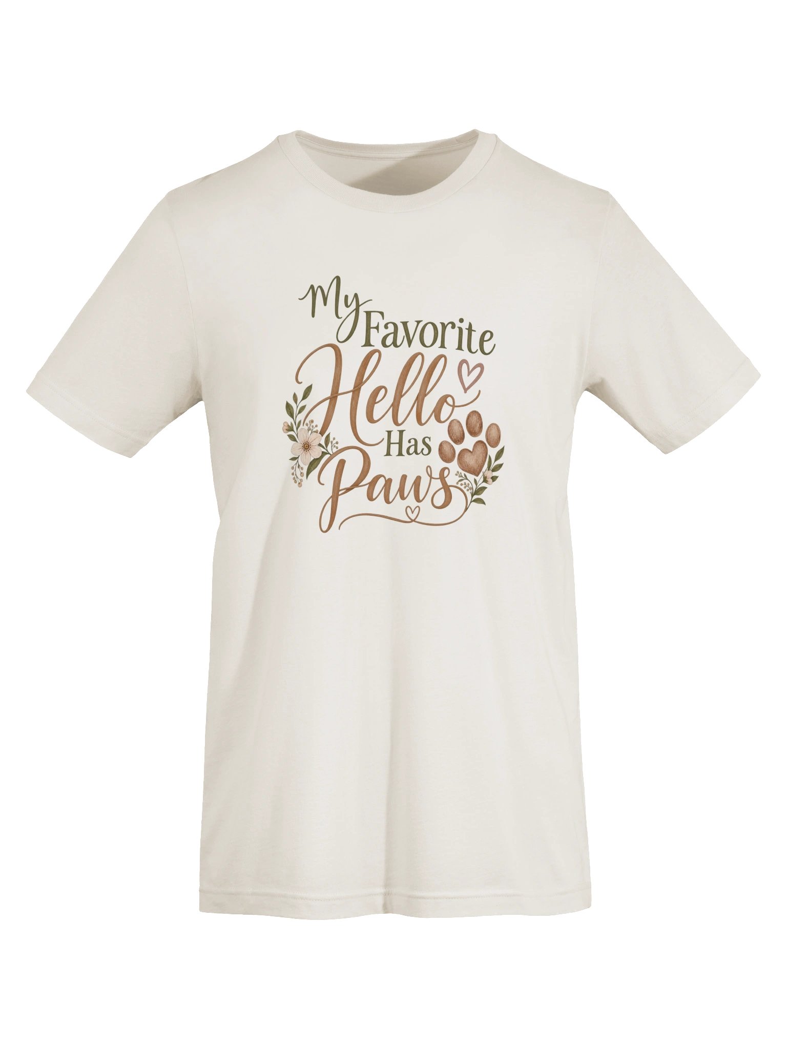 My Favorite Hello Has Paws Tee product image (7)