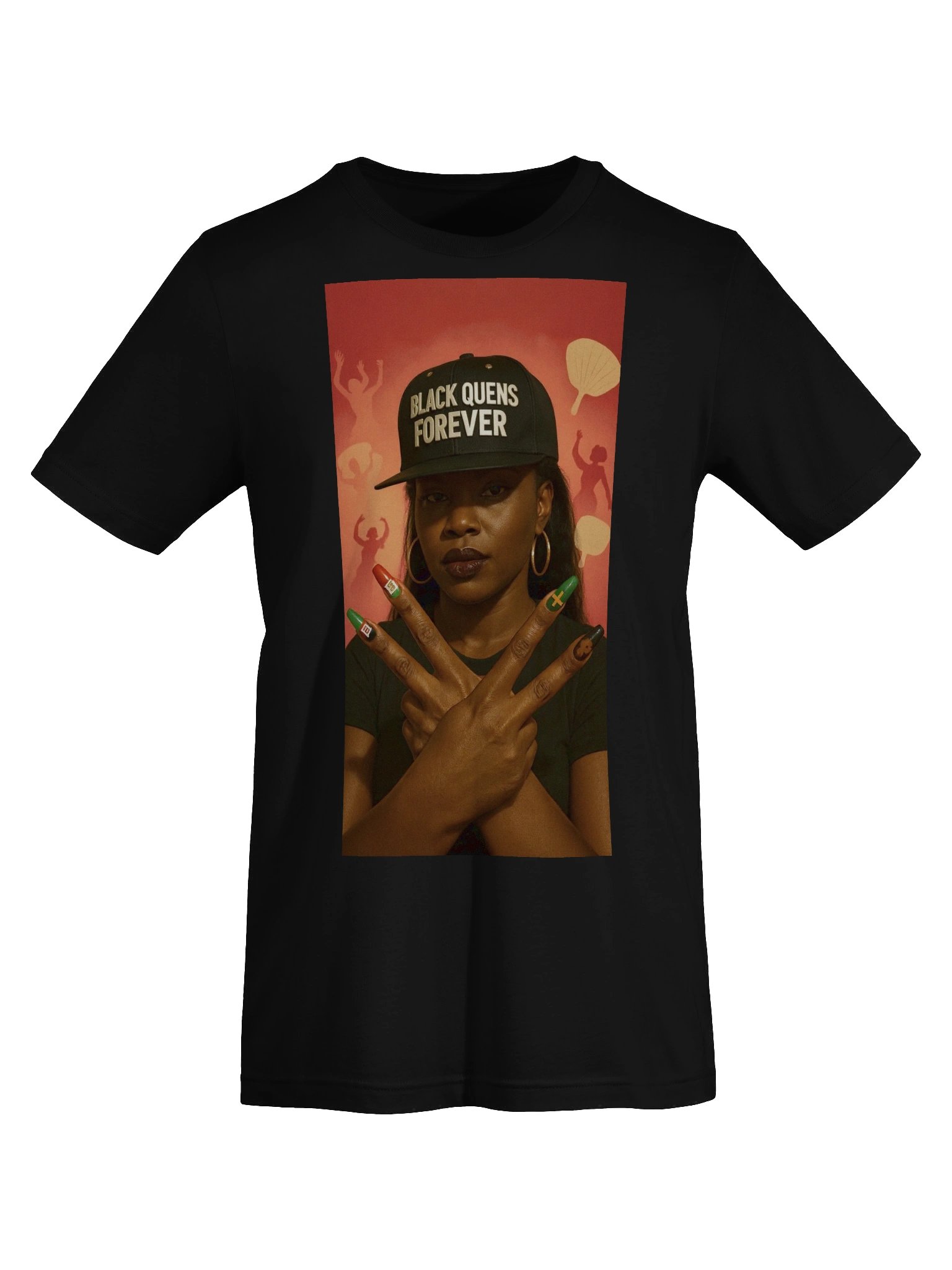 Black Queens Forever Graphic Tee product image (7)