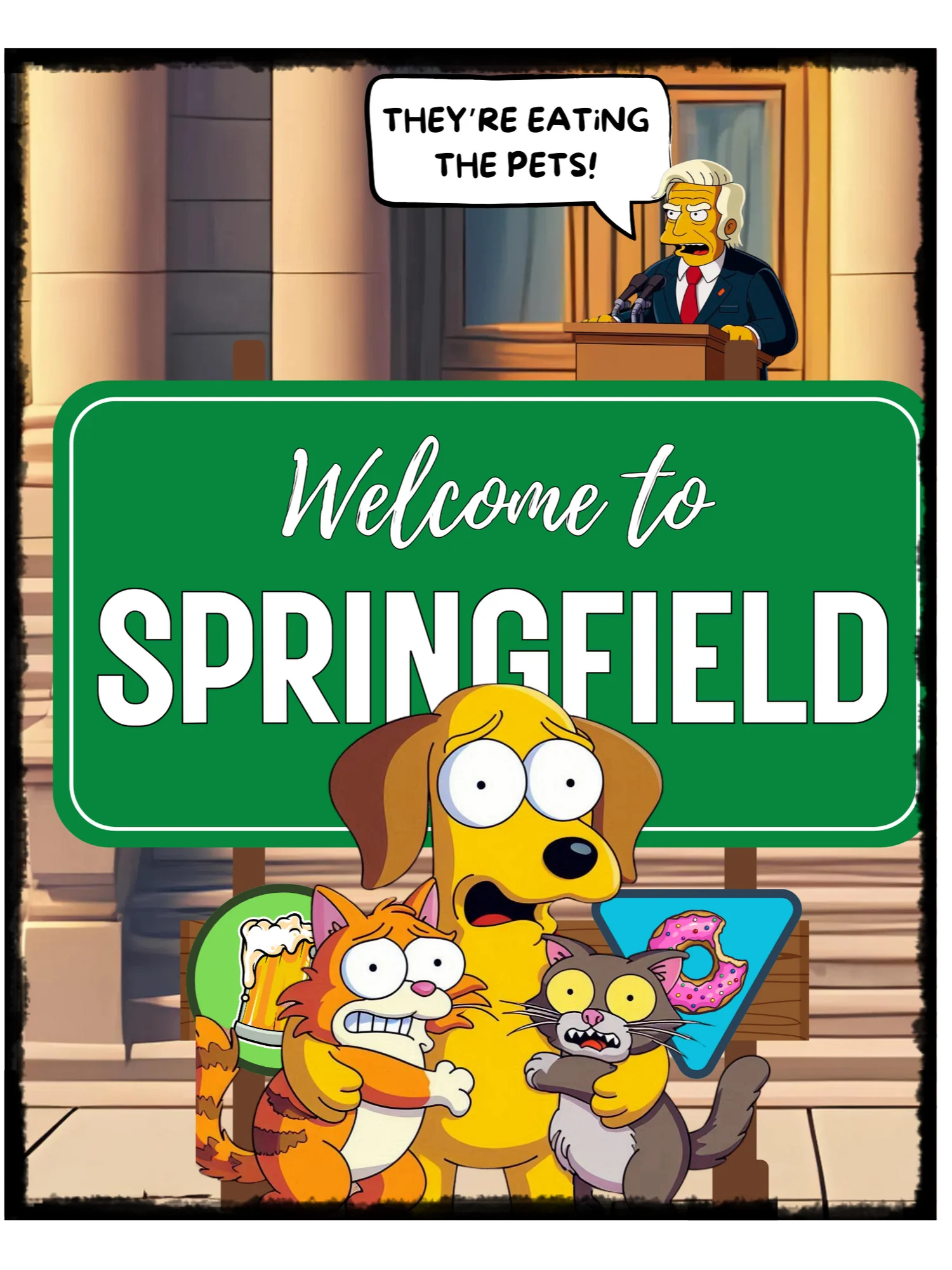 THEY'RE EATING THE PETS! - TEE product image (5)