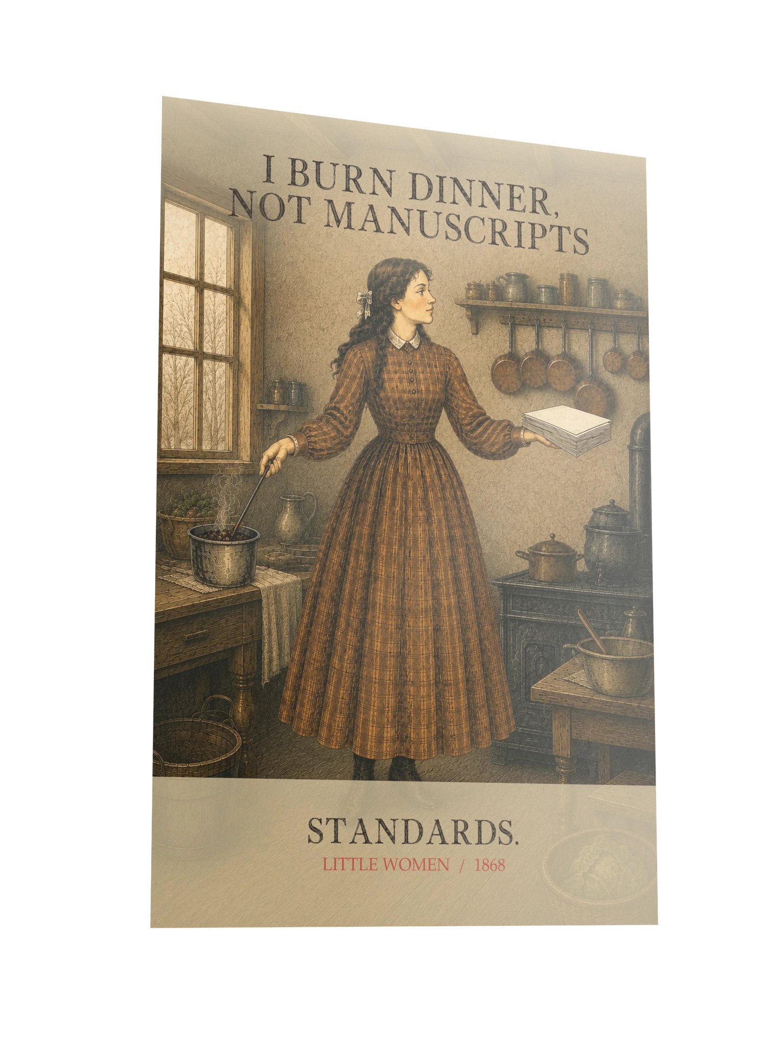 I Burn Dinner, Not Manuscripts — Little Women Art Print product image (10)