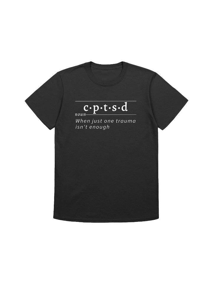 CPTSD Definition Unisex Tee wht v1 product image (1)