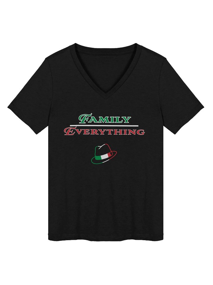 Family First V-Neck Tee (Women) | Family Over Everything product image (1)