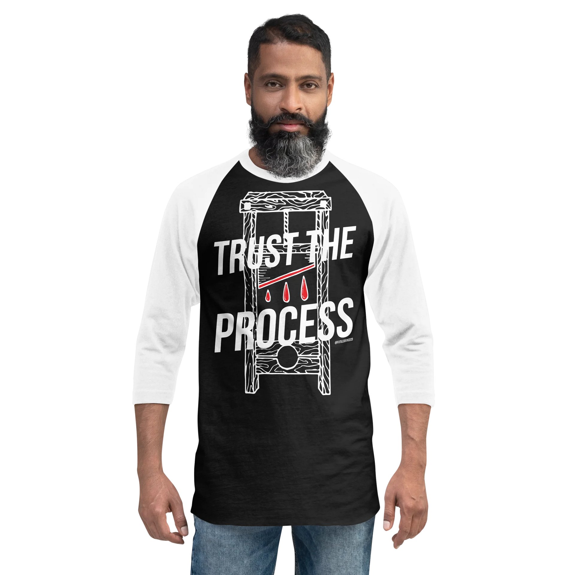 FUTILE DEVICE: TRUST THE PROCESS (BASEBALL TEE) product image (6)