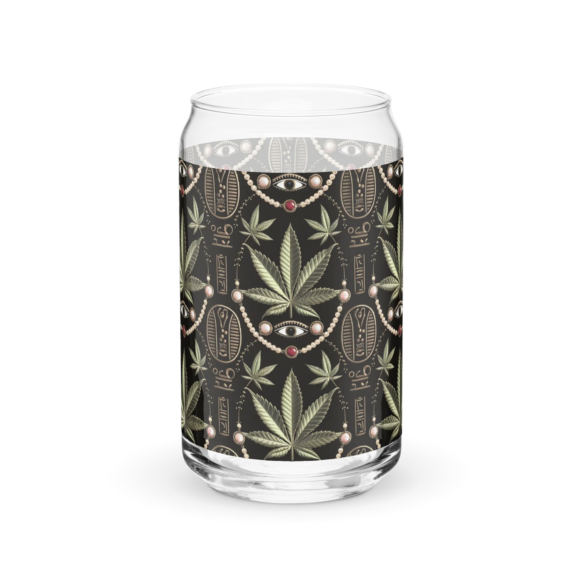 Cannabis - Kush of the Nile - Design | 16oz Can-Shaped Glass product image (1)