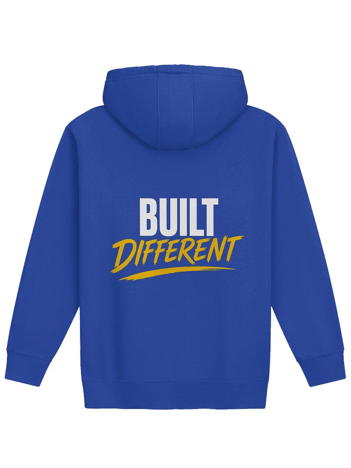 Built Different Premium Hoodie – Royal Blue Edition product image (1)