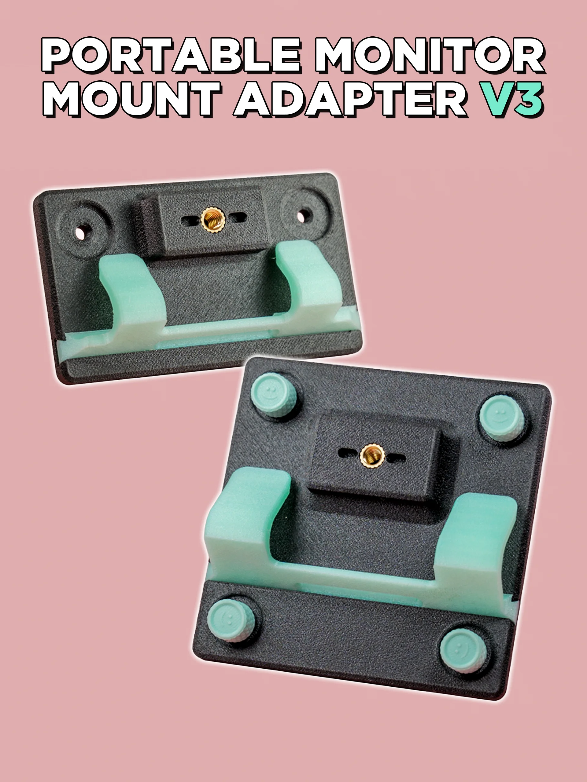 Veptor Flex - Portable Monitor VESA 1/4" Adapter, 100mm 75mm product image (1)