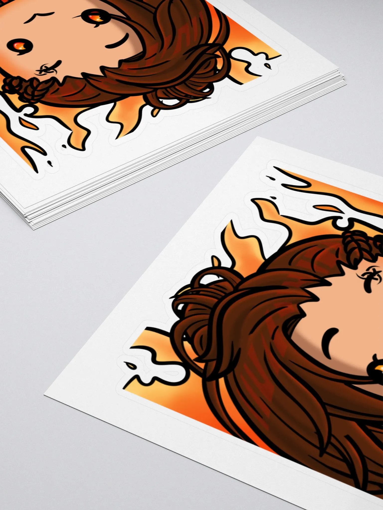 Fire Emoji sticker product image (4)