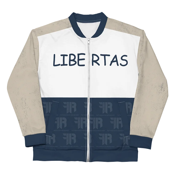 LIBERTAS BOMBER JACKET (TAN/NAVY) product image (1)