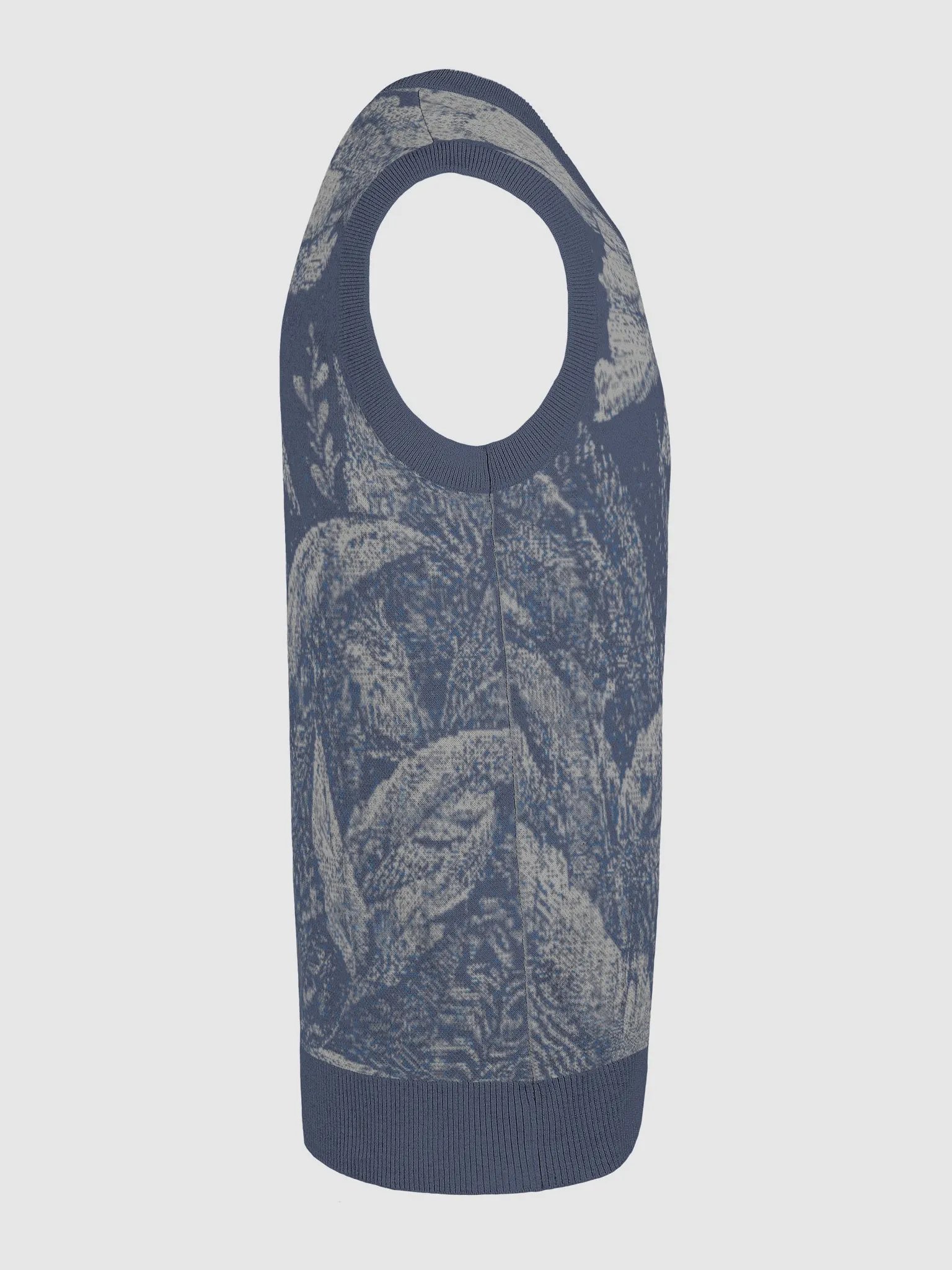 Noir Jungle II Knitted V-Neck Vest product image (21)
