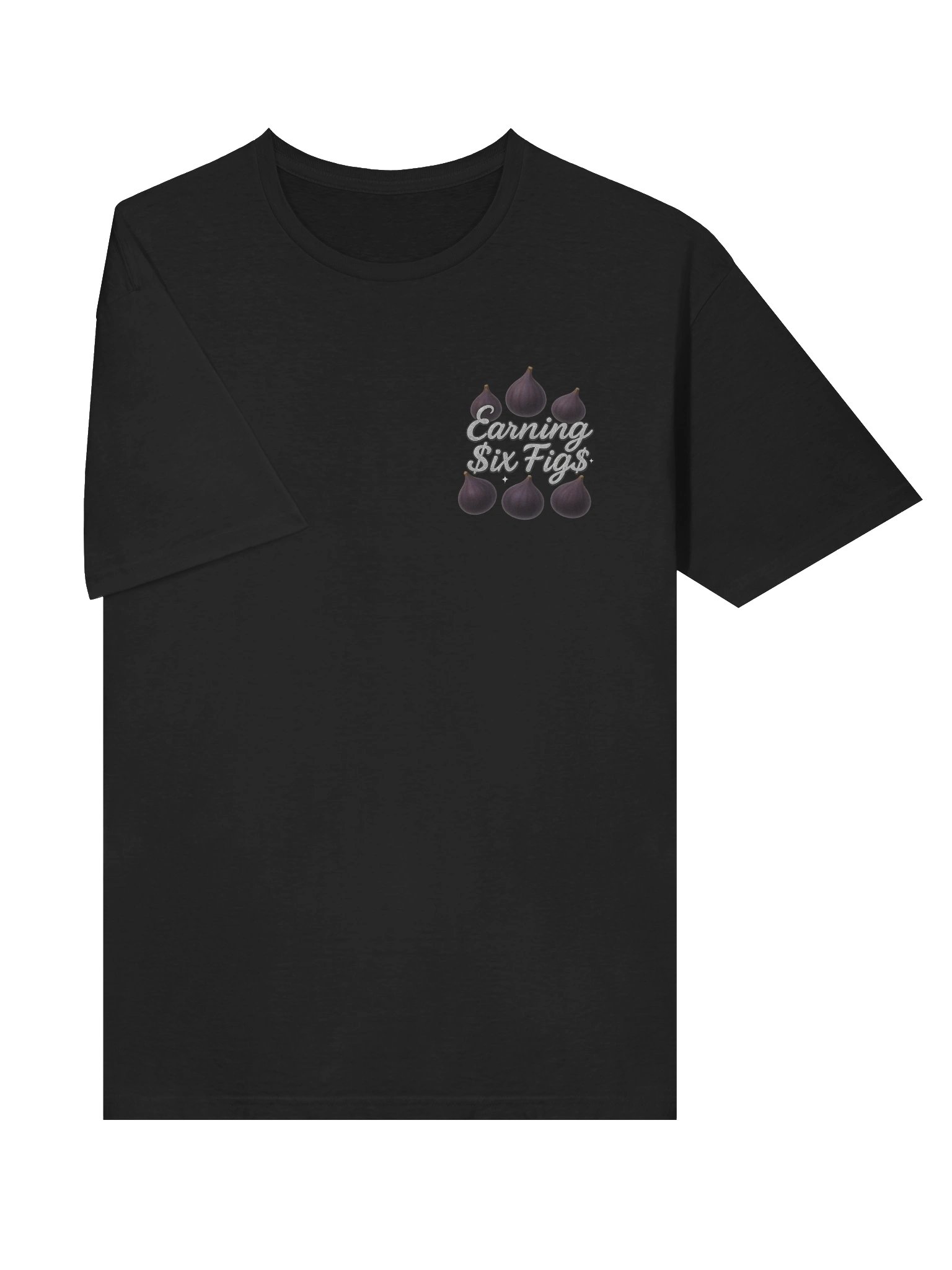 Earning Six Figs - (Platinum, small logo) - Unisex T-Shirt product image (5)