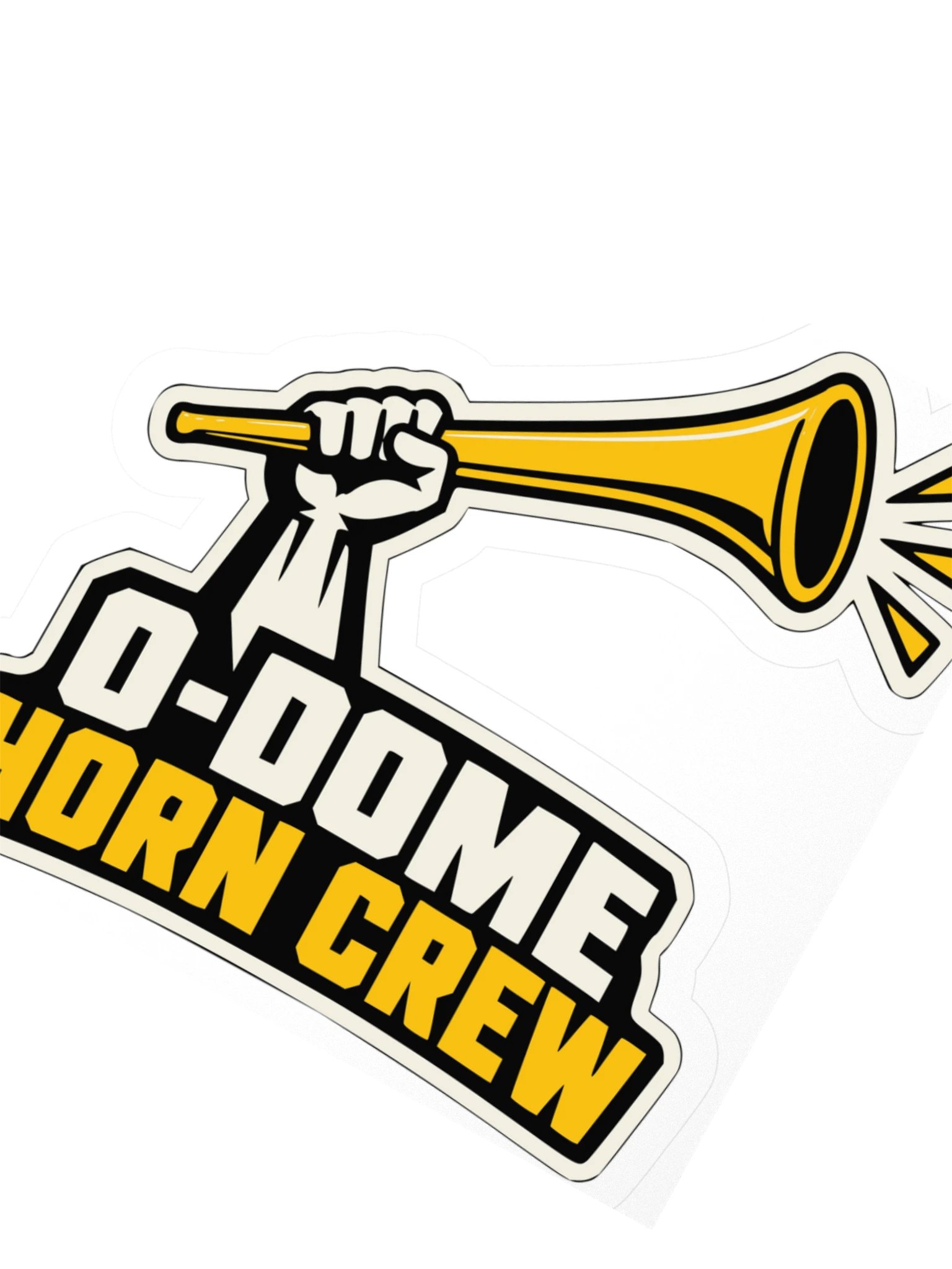 Raised Horn — Kiss-Cut Sticker product image (2)