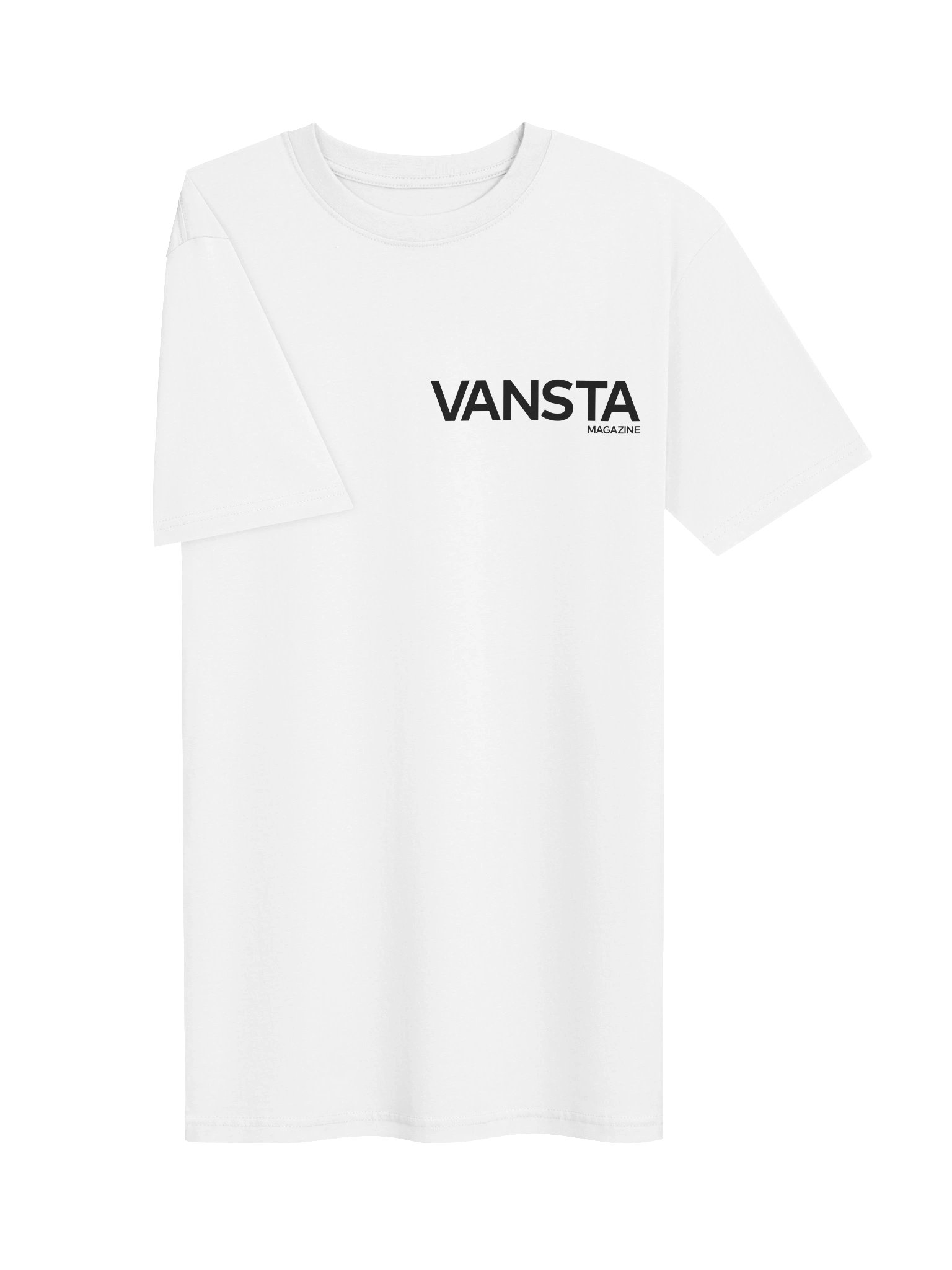 VANSTA Heavyweight Tee · White w/ Black Logo product image (5)