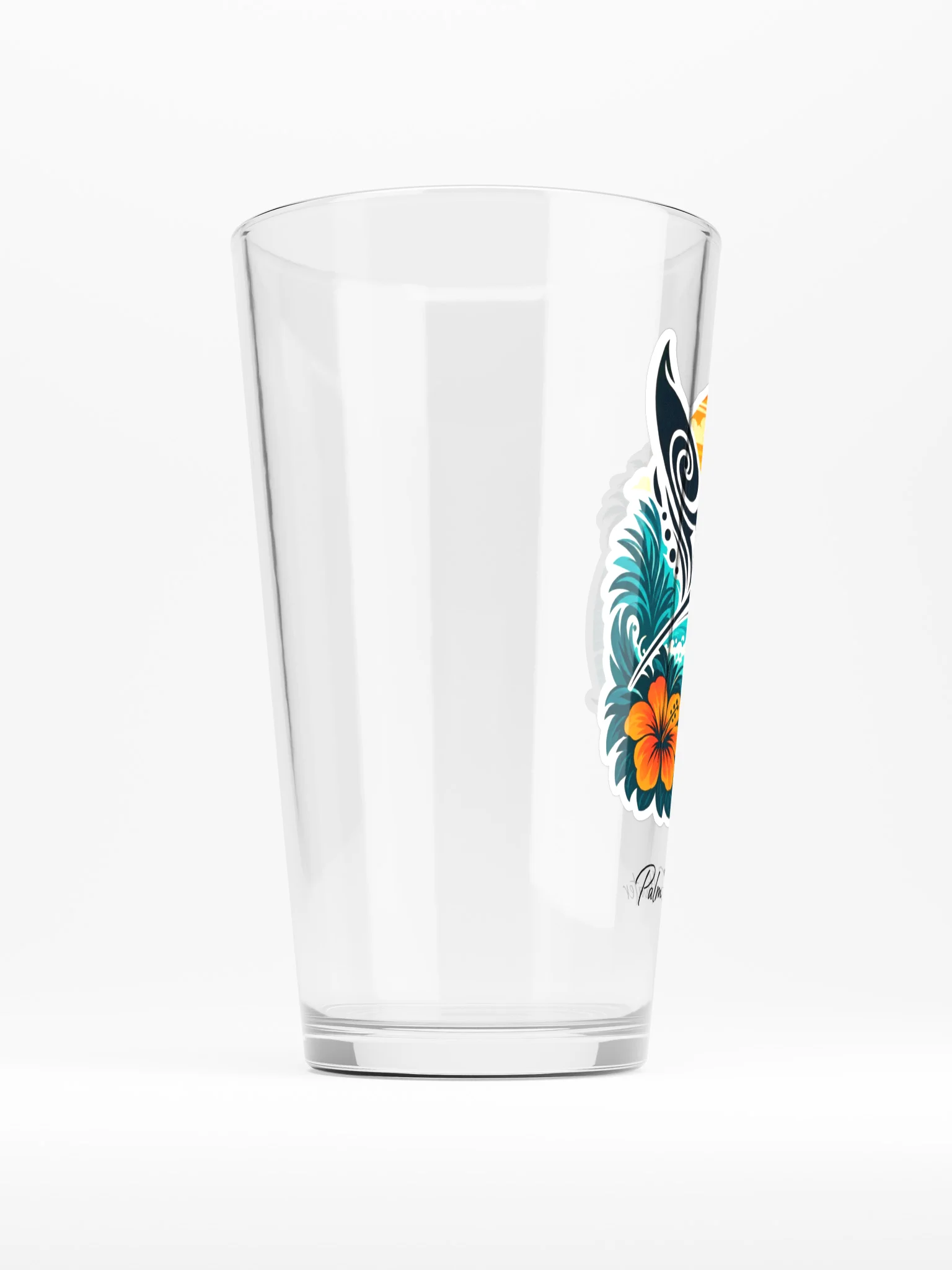 Manta Ray Paradise | Tropical Pint Glass product image (2)