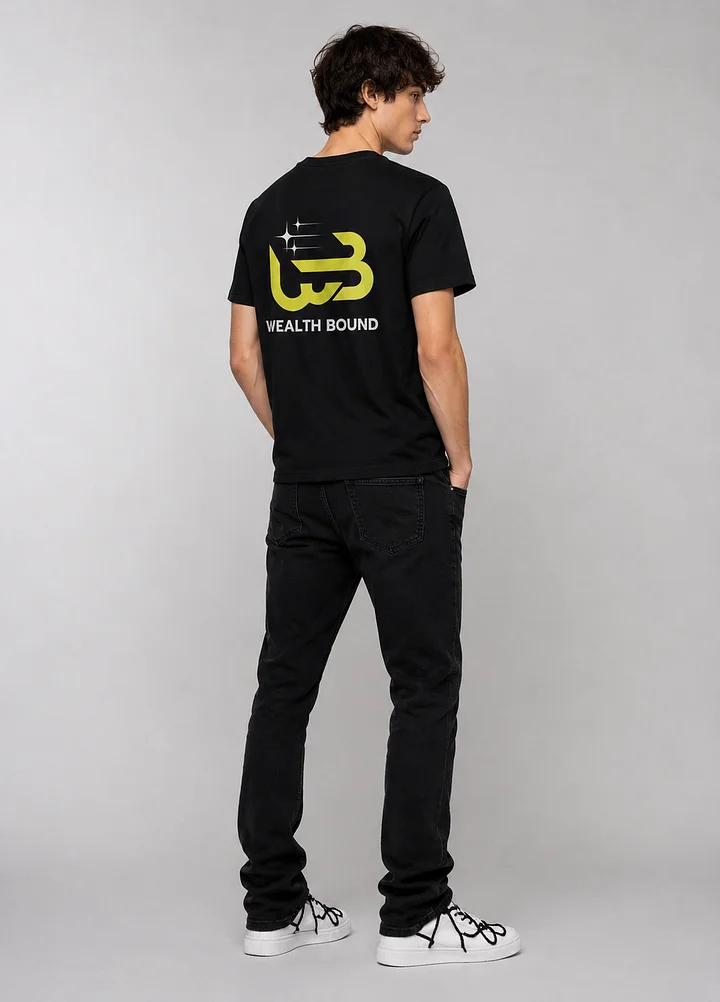 Black & Yellow Supersoft T-Shirt product image (2)