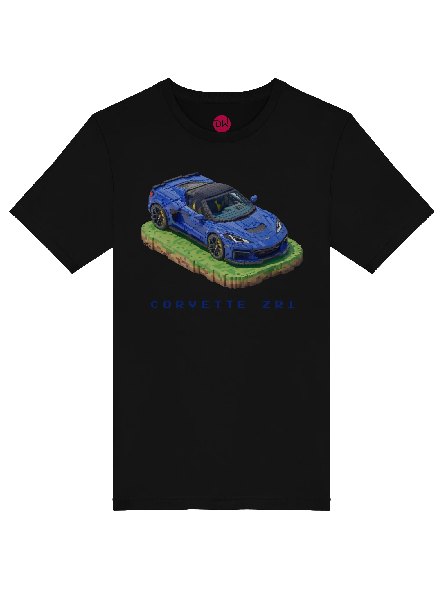 Purple Corvette ZR1 Shirt (Pixel, Retro, Minecraft) product image (44)